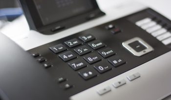 phone for a remote meeting
